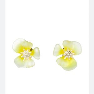 Alexis Bittar Flower Lucite Earrings